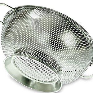 Prioritychef Colander And Strainer For Washing Pasta And Small Grains